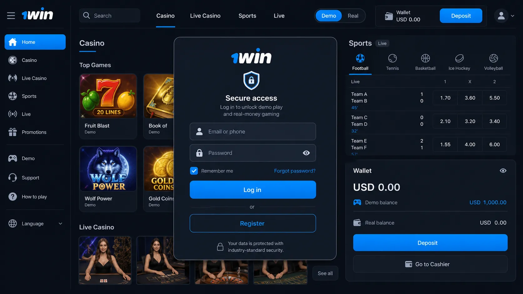 Why a 1win login unlocks real-money gaming